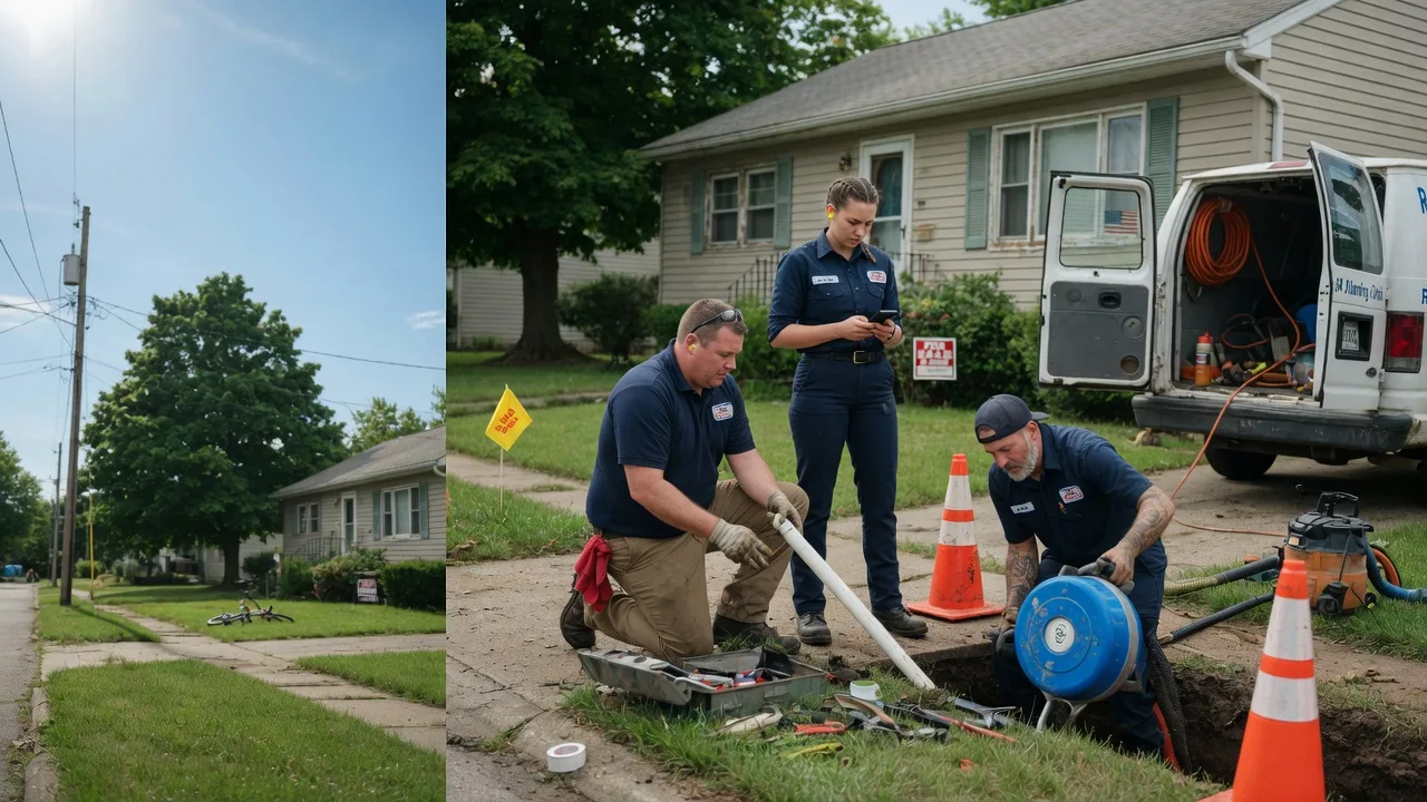 Sewer Line Repair in Marine, IL near me